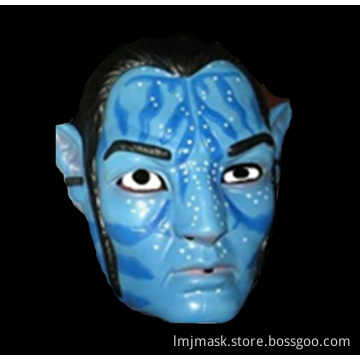 blue head mask
